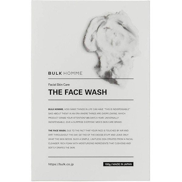 Bulk Homme The Face Wash for Men 100g, Japanese Taste