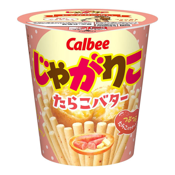 Calbee Jagarico Tarako Butter Potato Sticks (Pack of 6), Japanese Taste