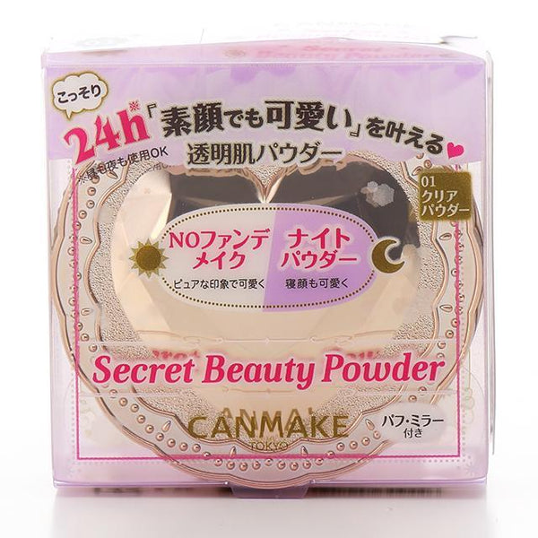 Canmake Secret Beauty Powder Skin Powder 01 Clear 4.5g, Japanese Taste