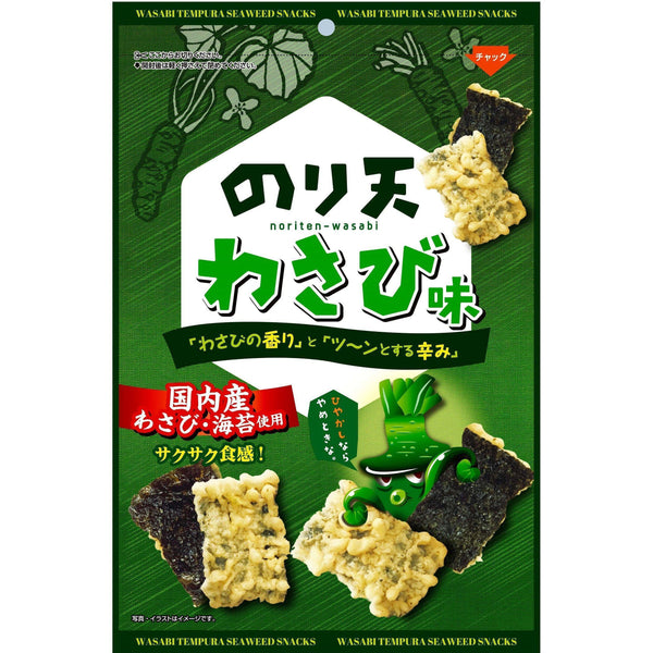 Daiko Noriten Wasabi Tempura Seaweed Snack 70g, Japanese Taste