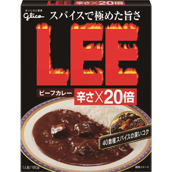 Glico Lee Beef Curry x20 Times Spicy Ultra Spicy Instant Curry Sauce 180g-Japanese Taste