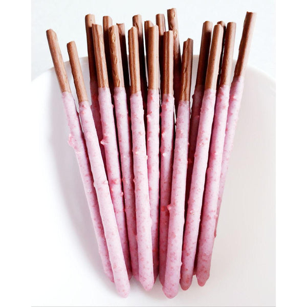 Glico Strawberry Pocky Double Coated Strawberry Cocoa Sticks (Pack of 3)-Japanese Taste