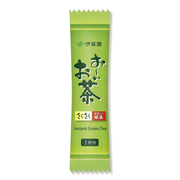Itoen Oi Ocha Japanese Instant Green Tea Matcha Blend Powder 100 Sticks, Japanese Taste
