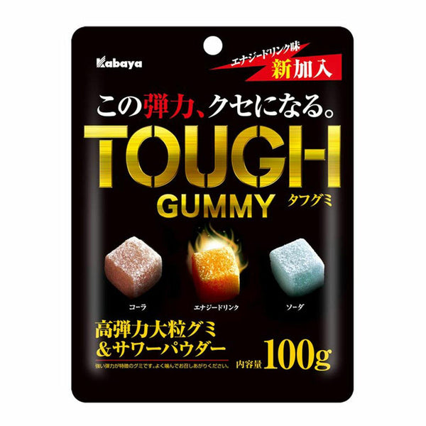 Kabaya Tough Gummy Mixed Flavor Gummies 100g, Japanese Taste