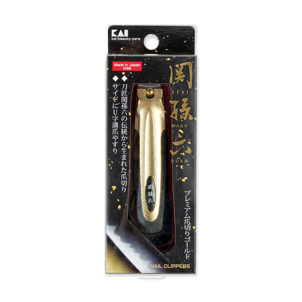 Kai Seki Magoroku Premium Nail Clipper Type 101 Gold HC3542, Japanese Taste