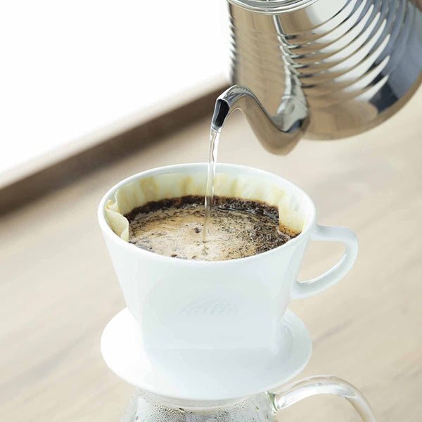 Kalita SSW Hand Drip Gooseneck Kettle (Stainless Steel Pour Over Coffee Pot) 1L, Japanese Taste