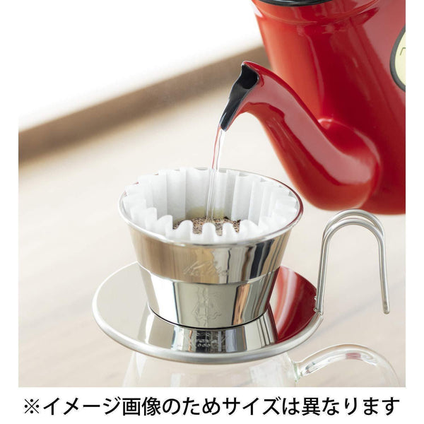Kalita Wave 185 Coffee Dripper Stainless Steel WDS-185, Japanese Taste