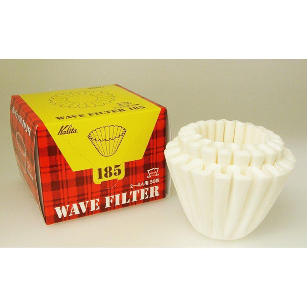 Kalita Wave 185 Coffee Filter Paper KWF-185 50 ct., Japanese Taste