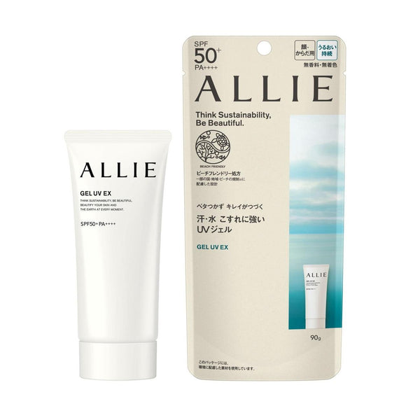 Kanebo Allie Gel Sunscreen UV EX (Coral Reef Safe Sunscreen) SPF50+ PA++++ 90g, Japanese Taste