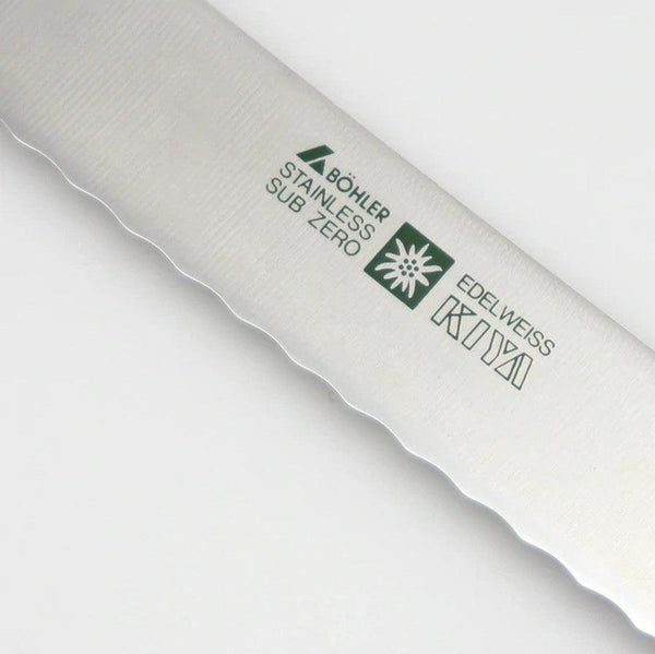 Kiya No.180 Edelweiss Steel Japanese Bread Knife 225mm-Japanese Taste