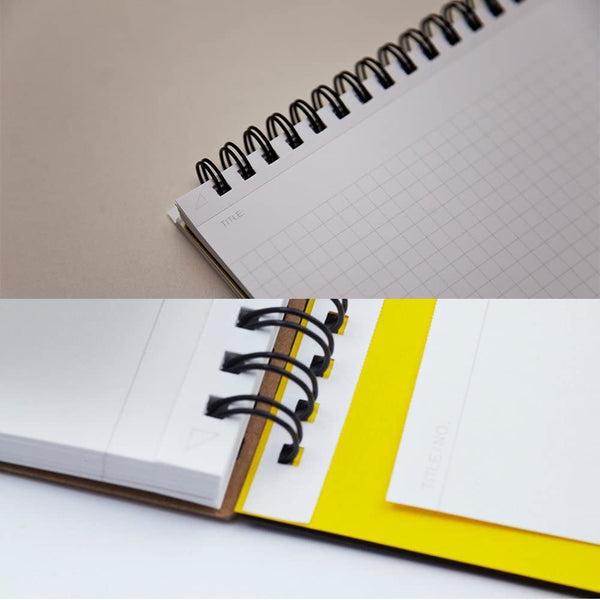 Maruman Mnemosyne Notebook A4 Size 5mm Gridded Paper N180A, Japanese Taste