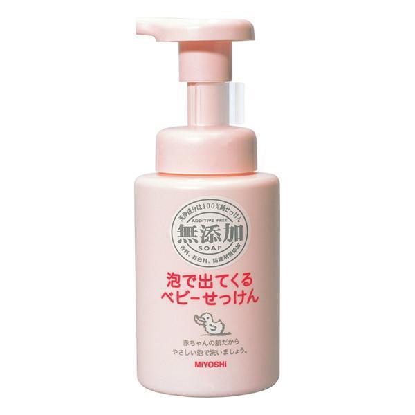 Miyoshi Soap Baby Foaming Wash Additive-Free Pump Bottle 250ml-Japanese Taste
