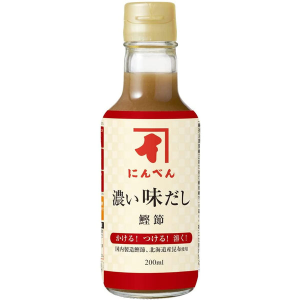 Ninben Bonito Dashi Sauce Concentrated Soup Base 200ml, Japanese Taste