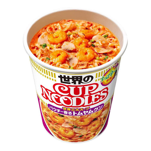 Nissin Cup Noodles Tom Yum Goong Tom Yum Noodle Soup (Pack of 3), Japanese Taste