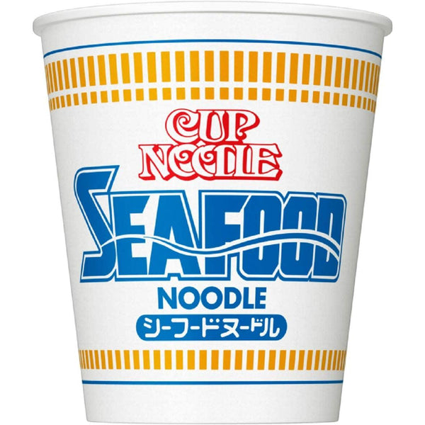 Nissin Instant Cup Noodles Seafood Flavor (Pack of 6), Japanese Taste