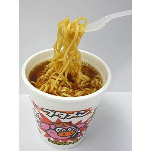 Oyatsu Butamen Shoyu Soy Sauce Ramen Noodles (Box of 15), Japanese Taste