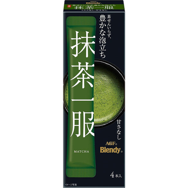 P-1-AGF-LTYMAT-NS6-AGF Blendy Sugar Free Matcha Green Tea Powder 4 Sticks.jpg