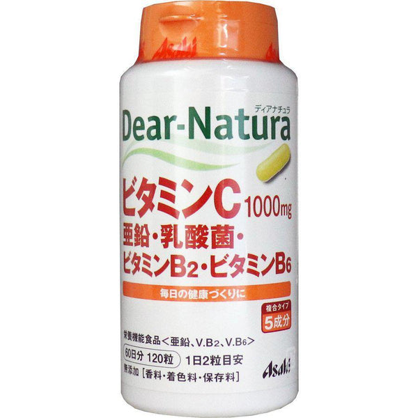 P-2-ASHI-DNAZNC-120-Asahi Dear Natura Multivitamin with Vitamin C and Zink 120 Tablets (for 60 Days).jpg