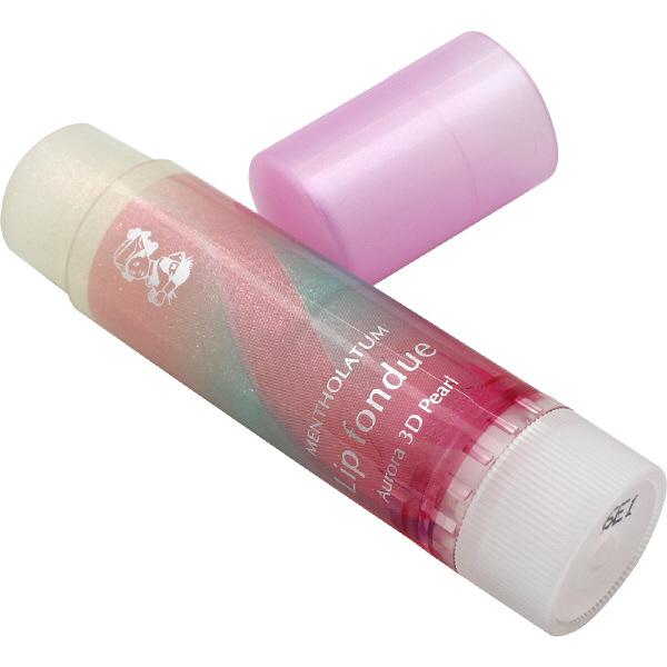 Rohto Mentholatum Lip Fondue Aurora 3D Pearl Cosmetic Lip Balm 4.2g, Japanese Taste