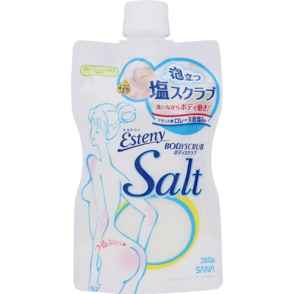 Sana Esteny Salt Scrub Japanese Natural Salt Body Scrub 350g, Japanese Taste