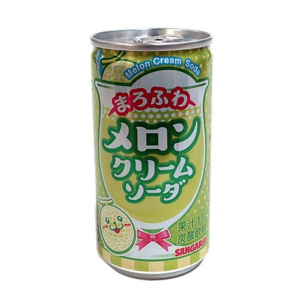 Sangaria Marofuwa Melon Cream Soda Drink 190g (Box of 30 Cans)-Japanese Taste