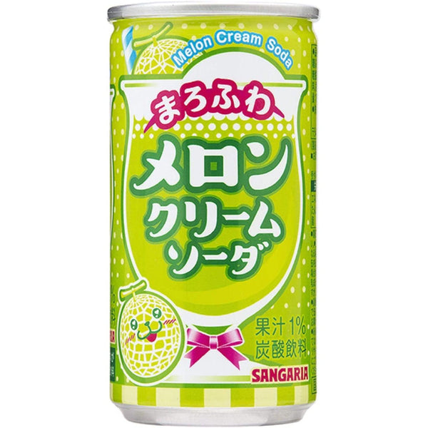 Sangaria Marofuwa Melon Cream Soda Drink 190g, Japanese Taste
