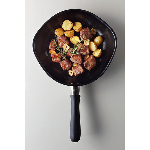Sori Yanagi Iron Frying Pan with Lid 25cm, Japanese Taste