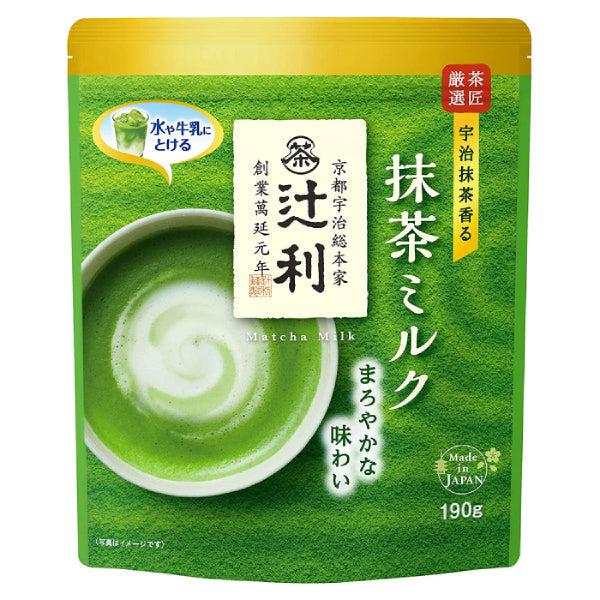 Cafe Bliv ved had Tsujiri Matcha Green Tea Latte Powder (Japanese Matcha Milk Tea) 190g –  Japanese Taste