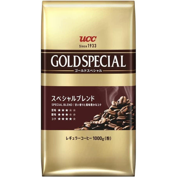 UCC Gold Special Ground Coffee Special Blend 1000g, Japanese Taste